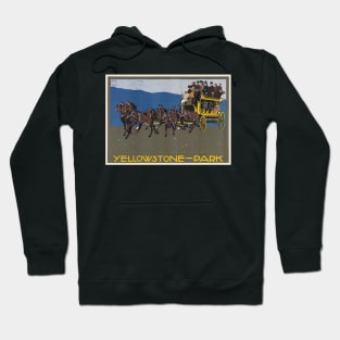 Yellowstone-Park USA Vintage Poster 1910 Hoodie